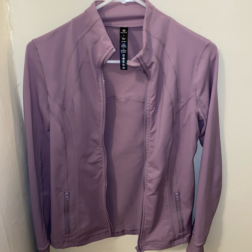 Lavender Athletic Zip-up Jacket